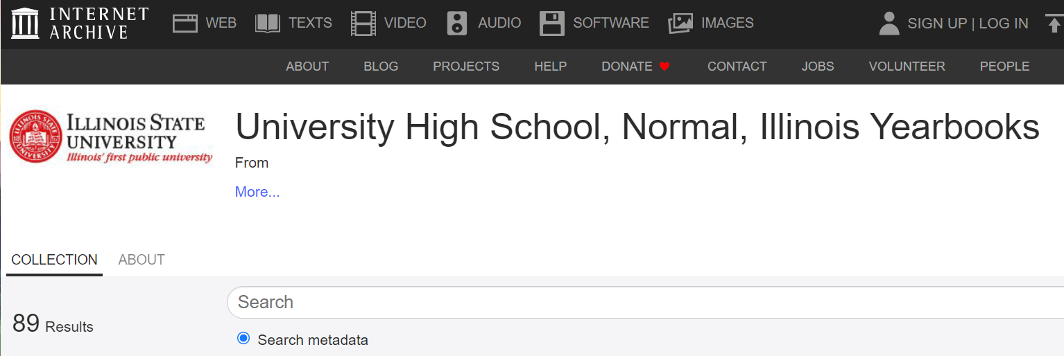 U-High Digital Yearbooks