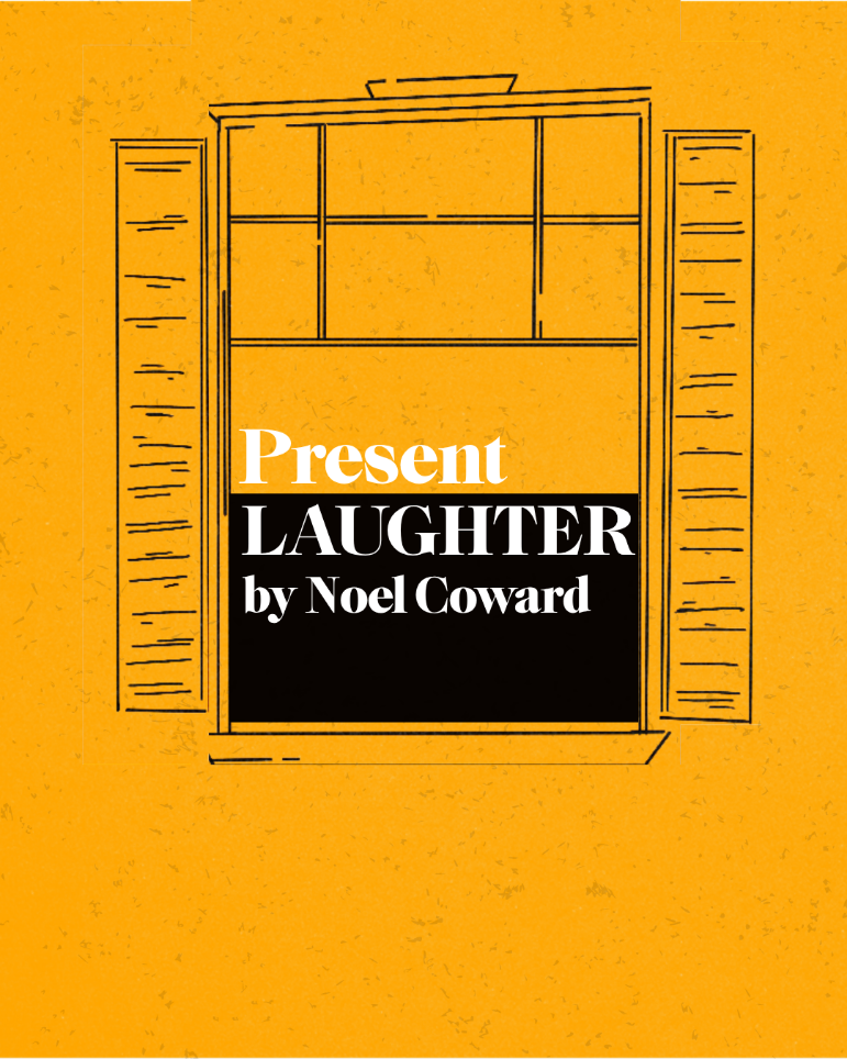 Present Laughter poster.